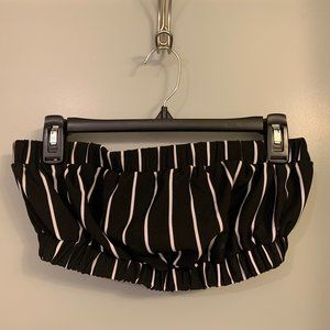 Black  & White crop top